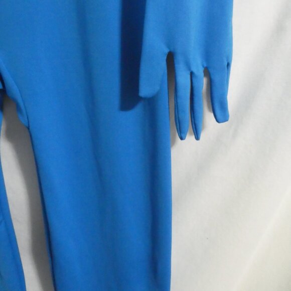 Blue Man Jumpsuit | large 12-14 years | Spandex Second Skin Full Bodysuit - Picture 12 of 13